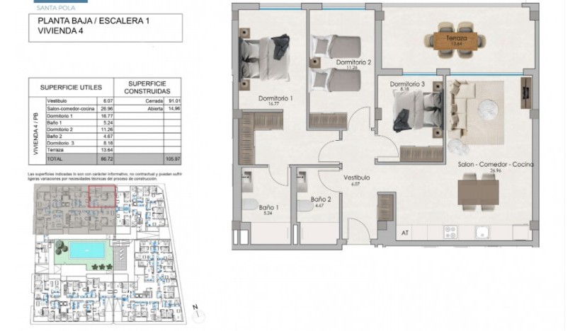Nouvelle construction - Appartement · Santa Pola