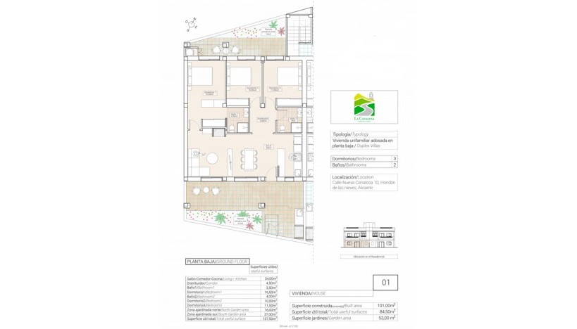 Nouvelle construction - Appartement · Hondón de las Nieves