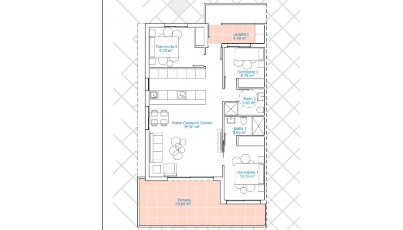 Nouvelle construction - Bungalows · Pilar de la Horadada