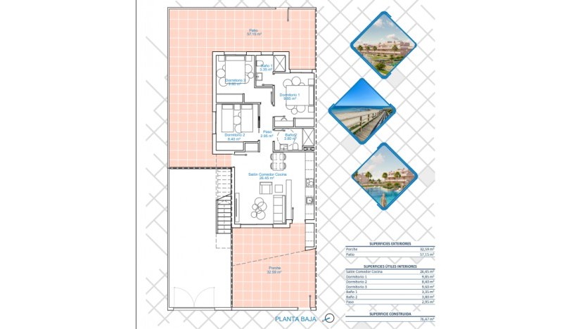 Nouvelle construction - Bungalows · Pilar de la Horadada