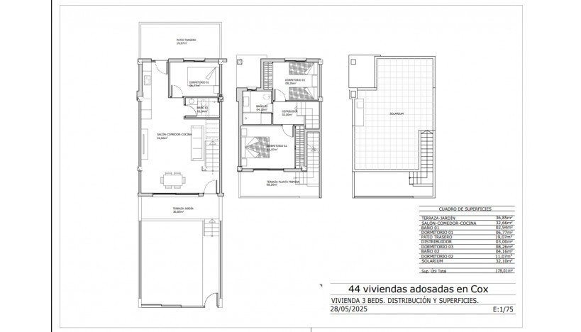 New Build - Terraced Houses · Cox