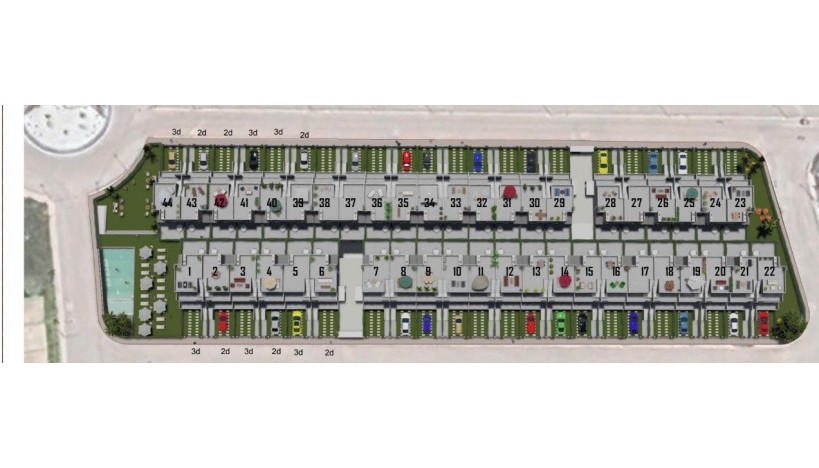 New Build - Terraced Houses · Cox