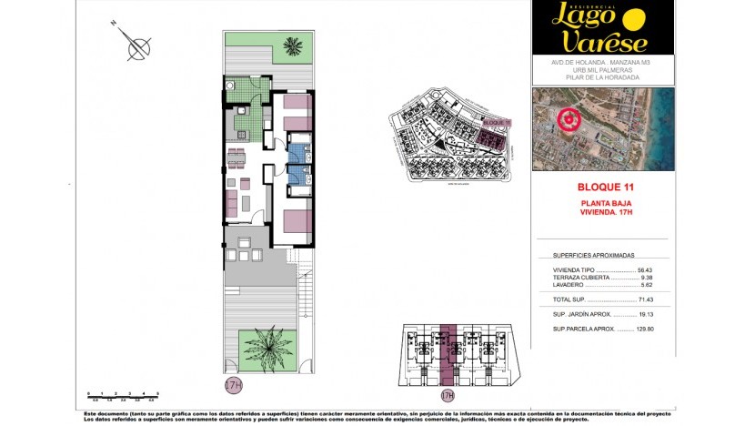 Nueva construcción  - Bungalows · Pilar de la Horadada · Mil Palmeras