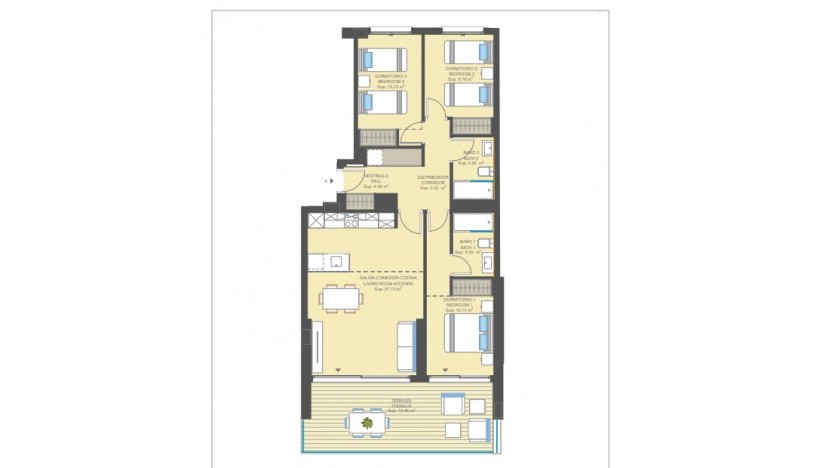Nueva construcción  - Apartamento  · Orihuela Costa · Campoamor