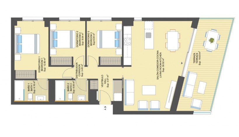 Nueva construcción  - Apartamento  · Orihuela Costa · Campoamor