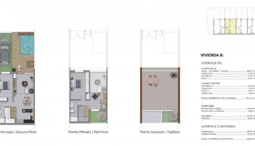 New Build - Terraced Houses · Pilar de la Horadada · Zona Pueblo